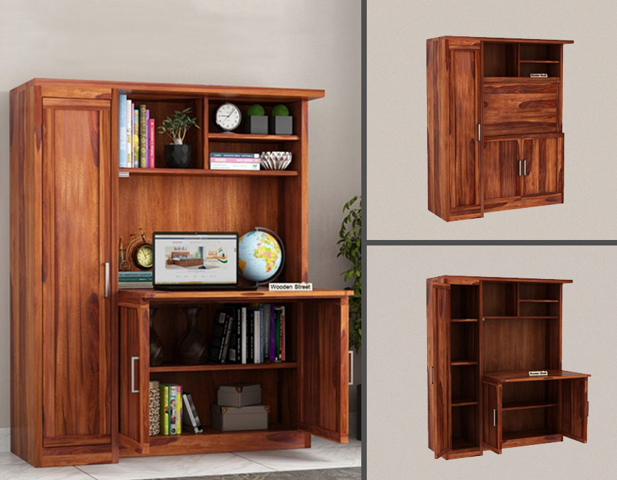 Best Space Saving Folding Study Table Design Ideas | WoodenStreet